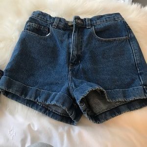 High waisted shorts
